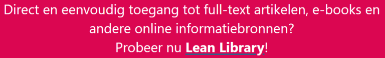 Lean Library – stel Saxion in als instituut